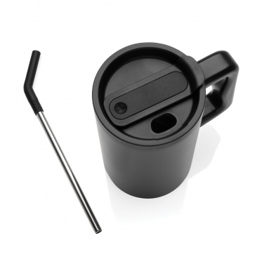 Logo trade promotional product photo of: Cube RCS certified recycled steel mug 800ml