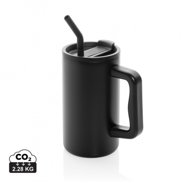 Logotrade promotional merchandise picture of: Cube RCS certified recycled steel mug 800ml