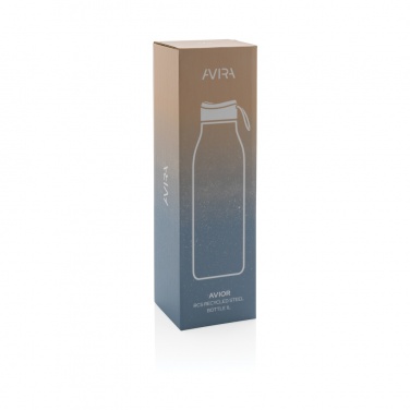 Logotrade business gift image of: Avira Avior RCS Re-steel bottle 1L