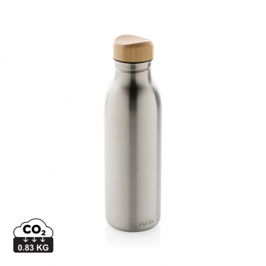 Logotrade advertising product picture of: Avira Alcor RCS Re-steel single wall water bottle 600 ML