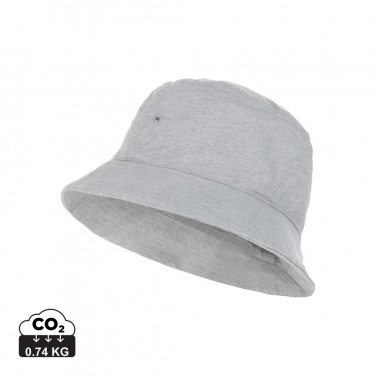 Logo trade promotional products image of: Impact Aware™ 285 gsm rcanvas one size bucket hat undyed
