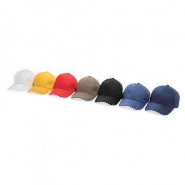 Logotrade business gift image of: Impact 6 panel 280gr Recycled cotton cap with AWARE™ tracer