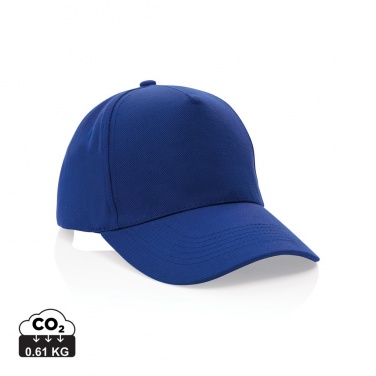 Logotrade promotional giveaway image of: Impact 5panel 280gr Recycled cotton cap with AWARE™ tracer