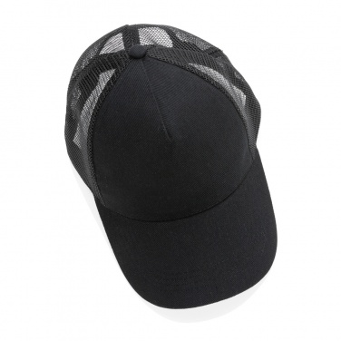 Logotrade promotional product image of: Impact AWARE™ Brushed rcotton 5 panel trucker cap 190gr
