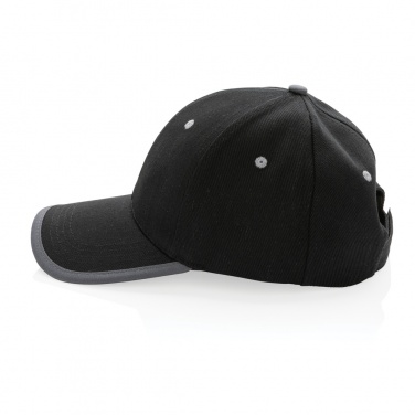 Logo trade promotional giveaway photo of: Impact AWARE™ Brushed rcotton 6 panel contrast cap 280gr