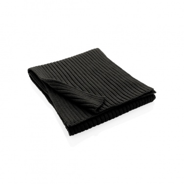 Logo trade promotional gifts picture of: Impact AWARE™ Polylana® knitted scarf 180 x 25cm