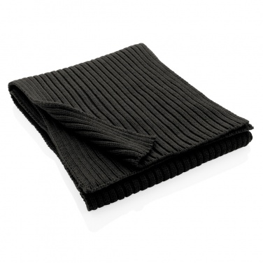 Logotrade promotional merchandise picture of: Impact AWARE™ Polylana® knitted scarf 180 x 25cm