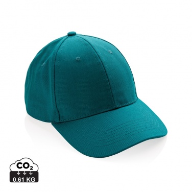 Logo trade promotional products picture of: Impact 6 panel 280gr Recycled cotton cap with AWARE™ tracer