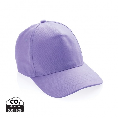 Logotrade promotional merchandise photo of: Impact 5panel 280gr Recycled cotton cap with AWARE™ tracer