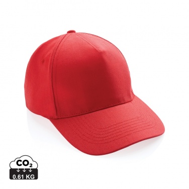 Logotrade promotional merchandise image of: Impact 5panel 280gr Recycled cotton cap with AWARE™ tracer