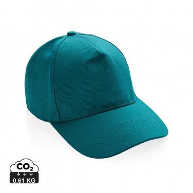 Logo trade promotional items picture of: Impact 5panel 280gr Recycled cotton cap with AWARE™ tracer