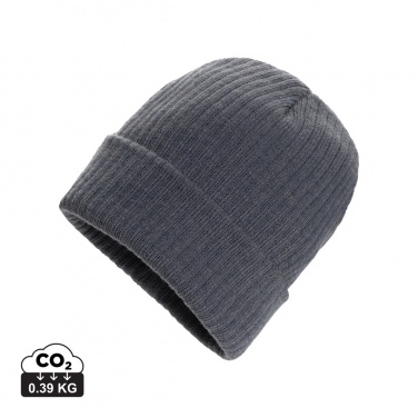 Logo trade business gifts image of: Pryor AWARE™ Polylana® beanie with cuff