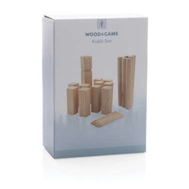 Logotrade promotional giveaways photo of: Wooden kubb set