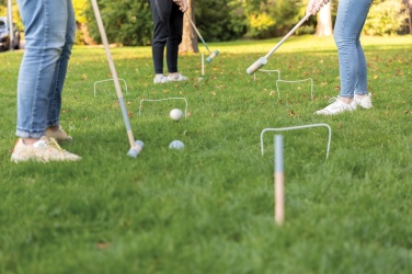 Logo trade promotional product photo of: Wooden croquet set