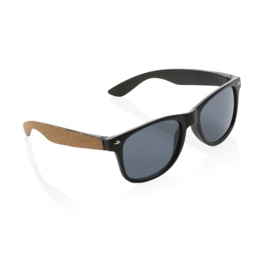 Logotrade promotional merchandise picture of: GRS recycled PC plastic sunglasses with cork