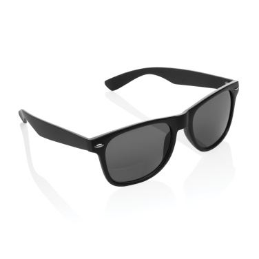Logo trade promotional giveaways image of: GRS recycled PC plastic sunglasses