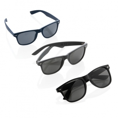 Logo trade business gifts image of: GRS recycled PC plastic sunglasses