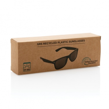 Logo trade promotional giveaway photo of: GRS recycled PC plastic sunglasses