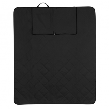 Logo trade corporate gift photo of: Impact Aware™ RPET foldable quilted picnic blanket