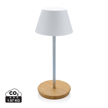 Logotrade promotional item image of: Pure Glow RCS usb-rechargeable recycled plastic table lamp