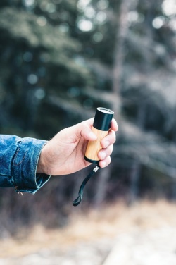Logotrade promotional giveaway image of: Bamboo and RCS certfied recycled plastic torch