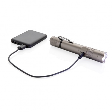 Logotrade advertising products photo of: Rechargeable 3W flashlight