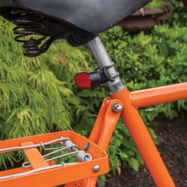 Logo trade corporate gift photo of: Lumino RCS recycled plastic USB re-chargeable bike light set