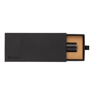 Logo trade business gift photo of: Gear X RCS recycled aluminum USB-rechargeable torch