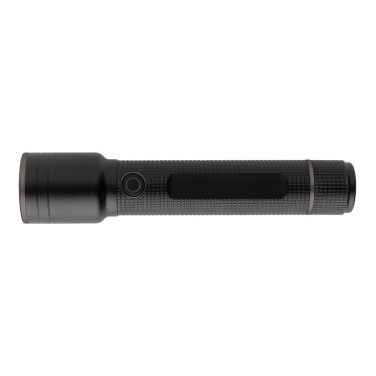 Logo trade promotional merchandise image of: Gear X RCS recycled aluminum USB-rechargeable torch large