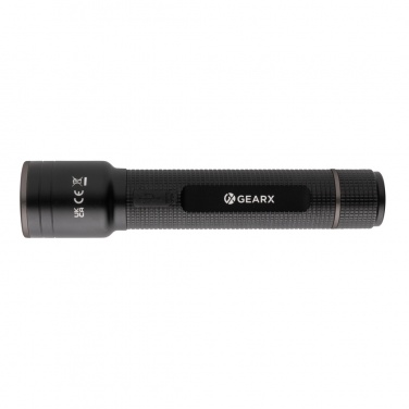 Logotrade business gifts photo of: Gear X RCS recycled aluminum USB-rechargeable torch large