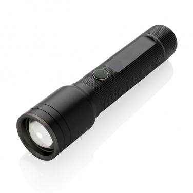 Logotrade advertising products photo of: RCS recycled aluminum USB-rechargeable heavy duty torch