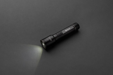 Logo trade corporate gifts image of: RCS recycled aluminum USB-rechargeable heavy duty torch