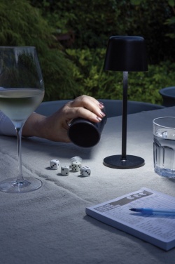 Logotrade promotional giveaway image of: Zenic RCS recycled plastic USB re-chargable table lamp