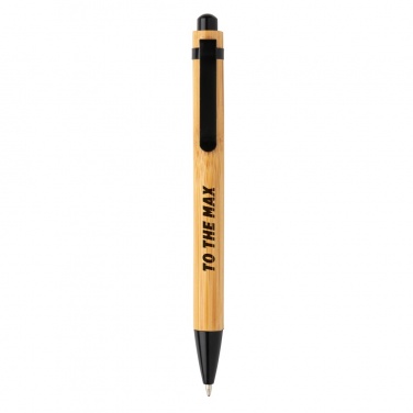 Logo trade corporate gifts picture of: Bamboo pen