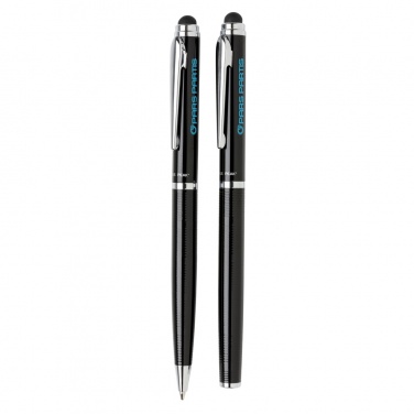 Logo trade promotional products image of: Swiss Peak deluxe pen set