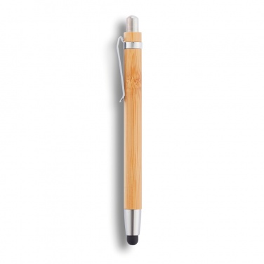 Logo trade promotional merchandise image of: Bamboo stylus pen