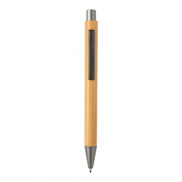Logo trade promotional merchandise photo of: Slim design bamboo pen
