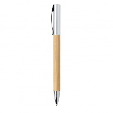 Logo trade promotional products image of: Modern bamboo pen