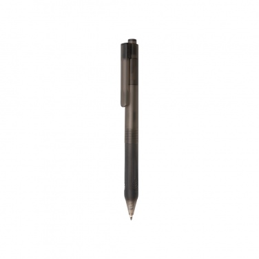 Logotrade advertising products photo of: X9 frosted pen with silicone grip