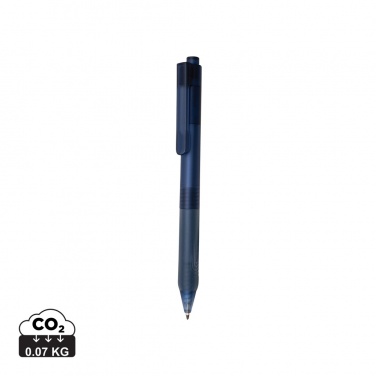 Logotrade business gift image of: X9 frosted pen with silicone grip