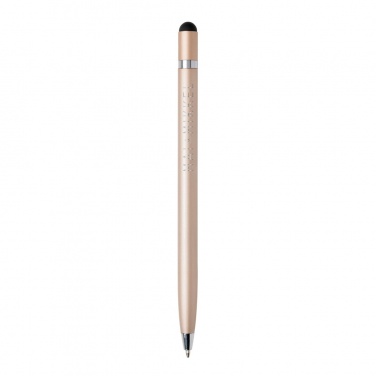 Logo trade advertising products picture of: Simplistic metal pen