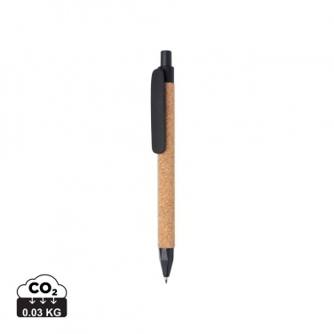 Logo trade promotional product photo of: Write wheatstraw and cork pen