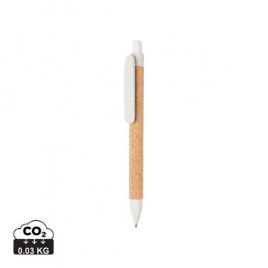 Logotrade advertising product image of: Write wheatstraw and cork pen