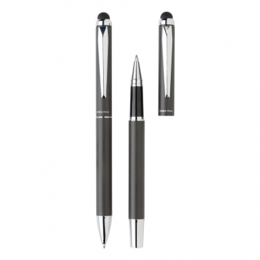 Logotrade promotional merchandise image of: Swiss Peak deluxe pen set in PU pouch