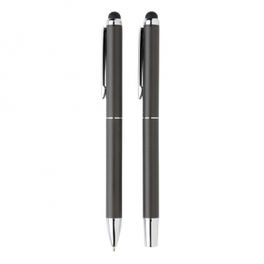 Logotrade promotional item picture of: Swiss Peak deluxe pen set in PU pouch
