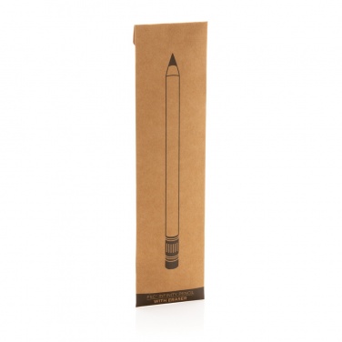 Logotrade business gifts photo of: Bamboo infinity pencil with eraser