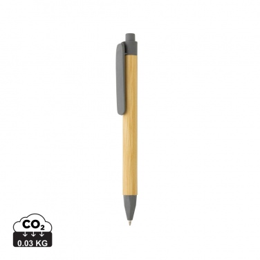 Logotrade advertising product picture of: Write responsible recycled paper barrel pen