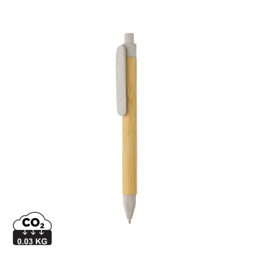 Logotrade promotional item picture of: Write responsible recycled paper barrel pen