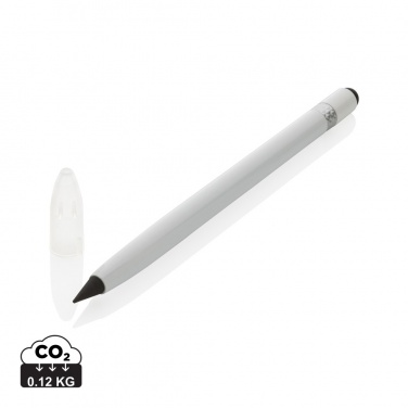 Logo trade corporate gifts picture of: Aluminum inkless pen with eraser