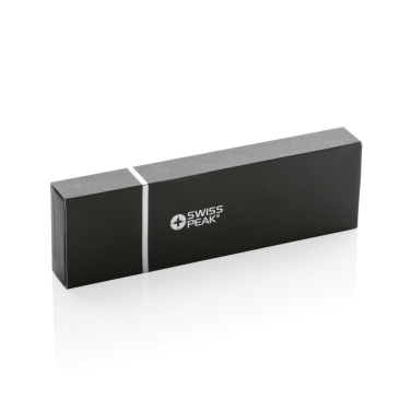 Logo trade promotional merchandise picture of: Swiss Peak Cedar RCS certified recycled aluminum pen set